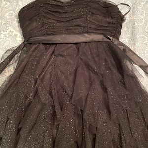 Sparky Black Dress for evening event✨✨✨